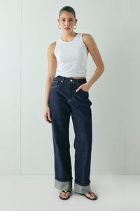 Manon Mid Rise Denim Jeans Indigo