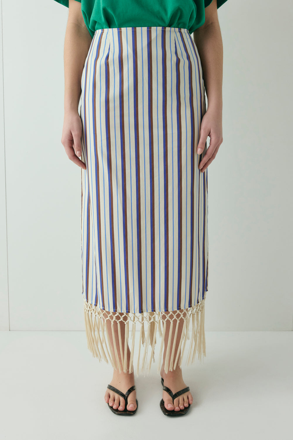Billie Midi Skirt Stripe