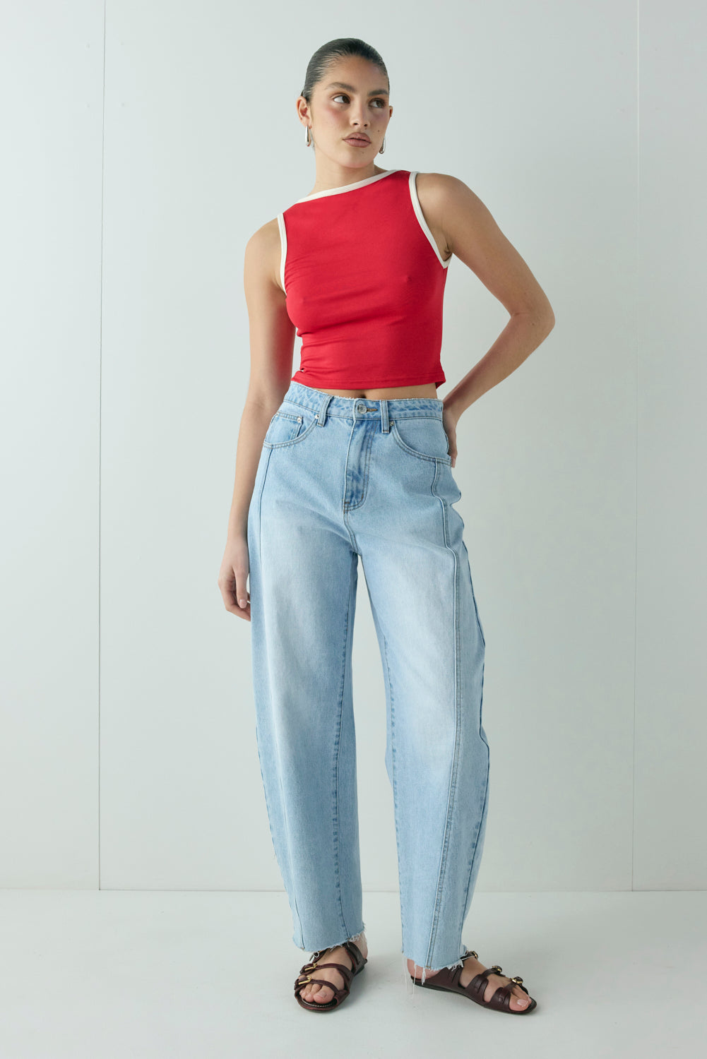 Paige Top Red - size:Kelsey:AU 6 / US 2 