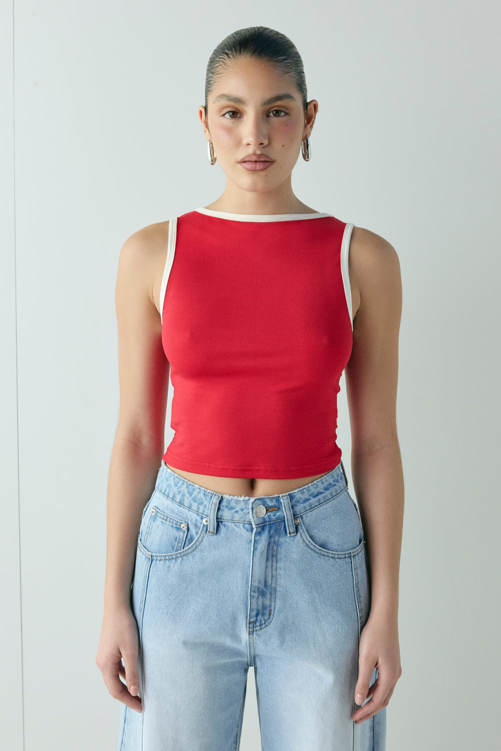 Paige Top Red