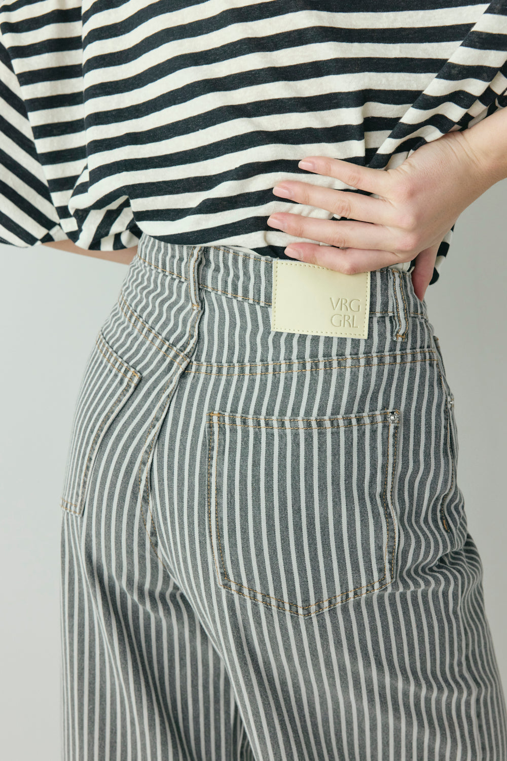 Aston Denim Jeans Stripe