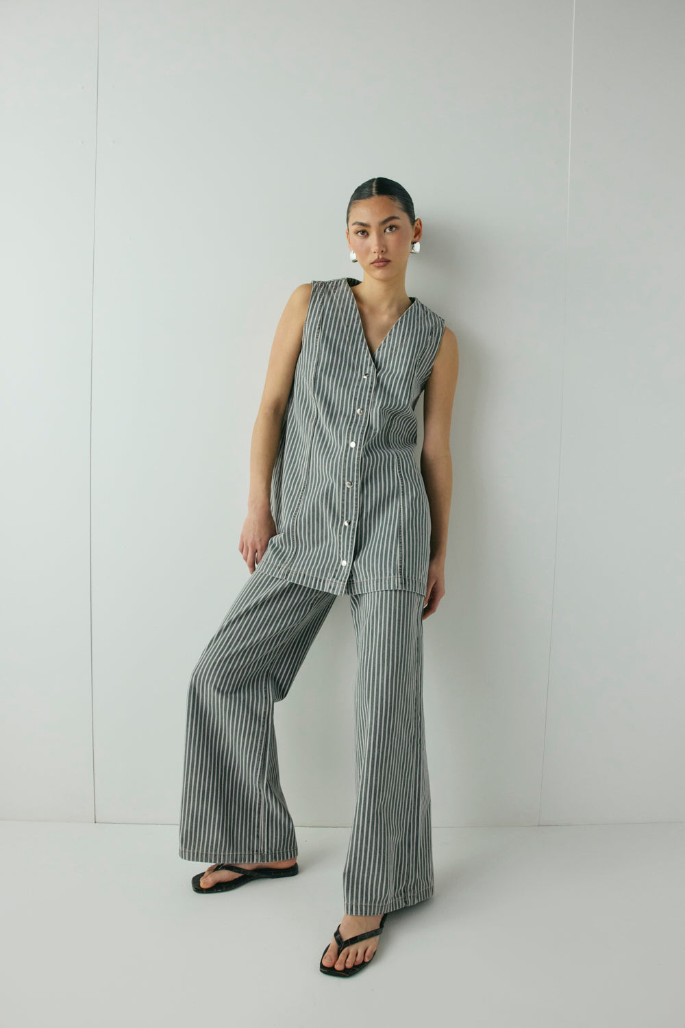 Aston Denim Jeans Stripe - size:Nami:AU 6 / US 2