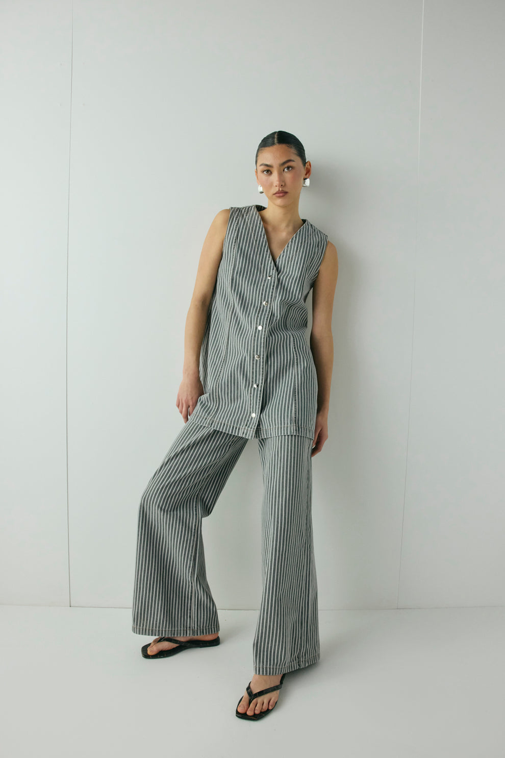 Aston Denim Jeans Stripe - size:Nami:AU 6 / US 2