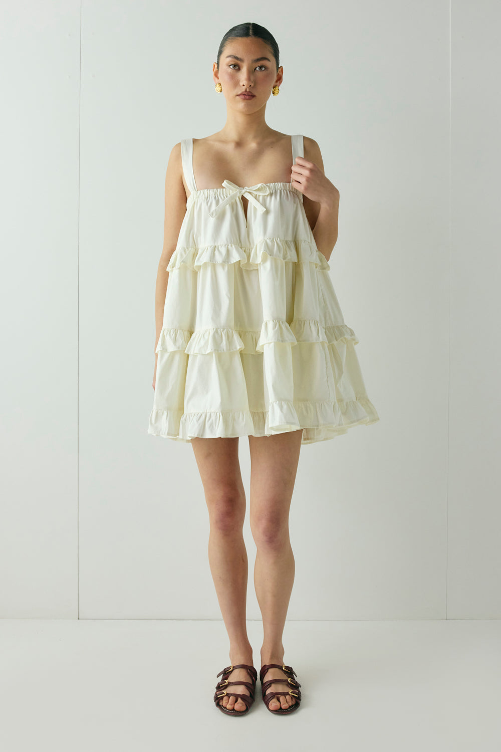 Lila Mini Dress Cream