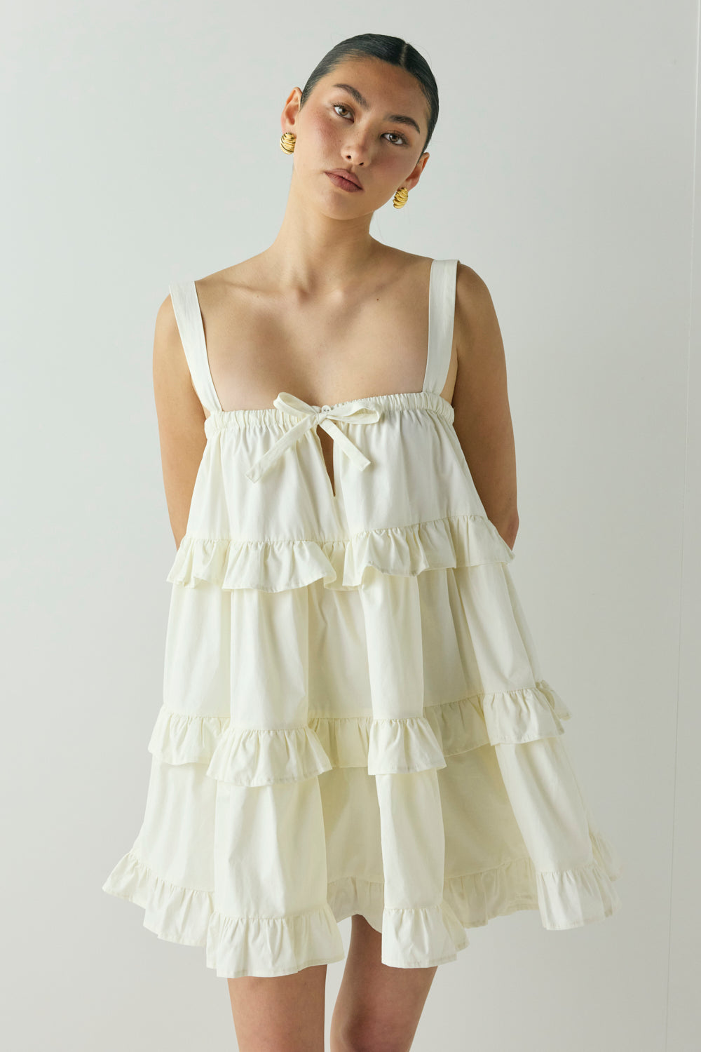 Lila Mini Dress Cream