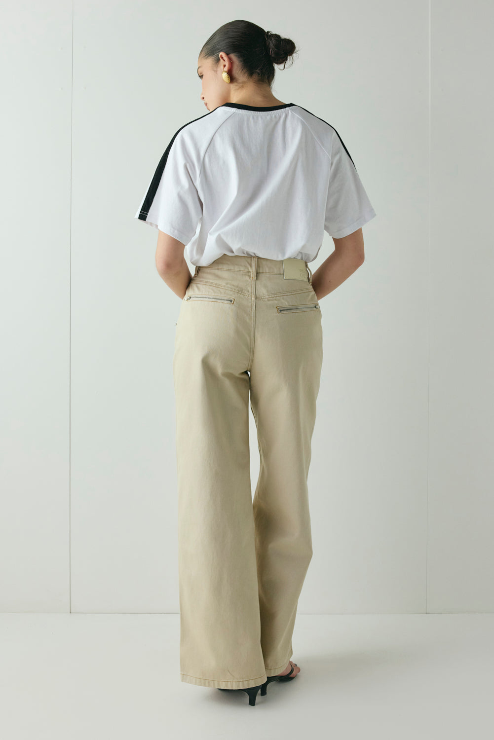 Zelma Denim Jeans Taupe