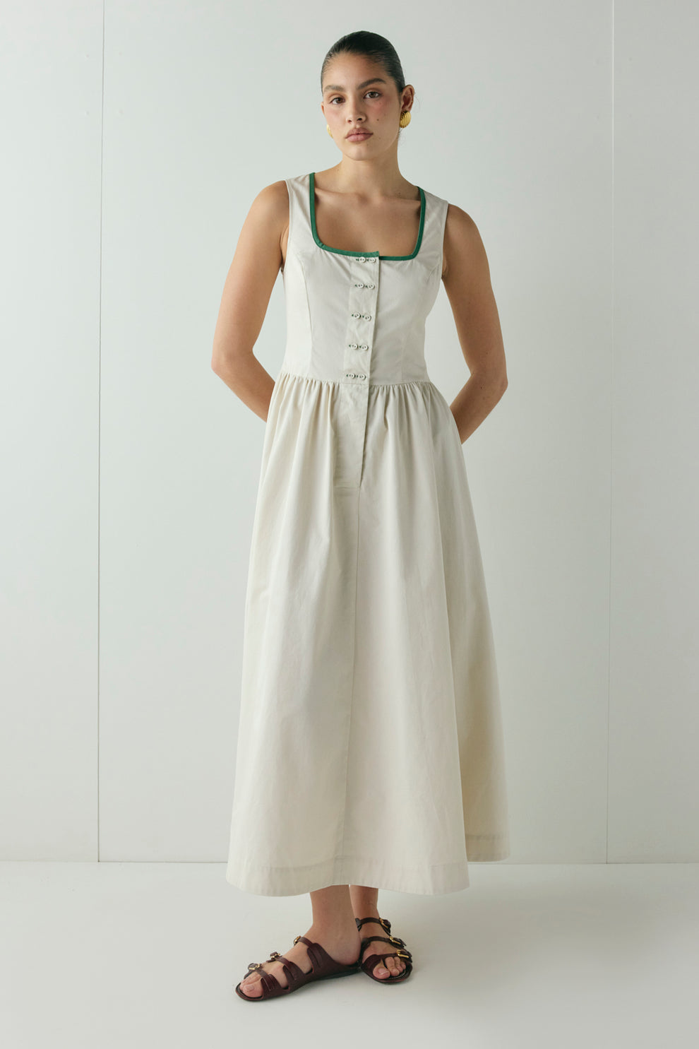 reese midi dress free people Rowe Midi Dress by free-est at Free People in Black, Size: M