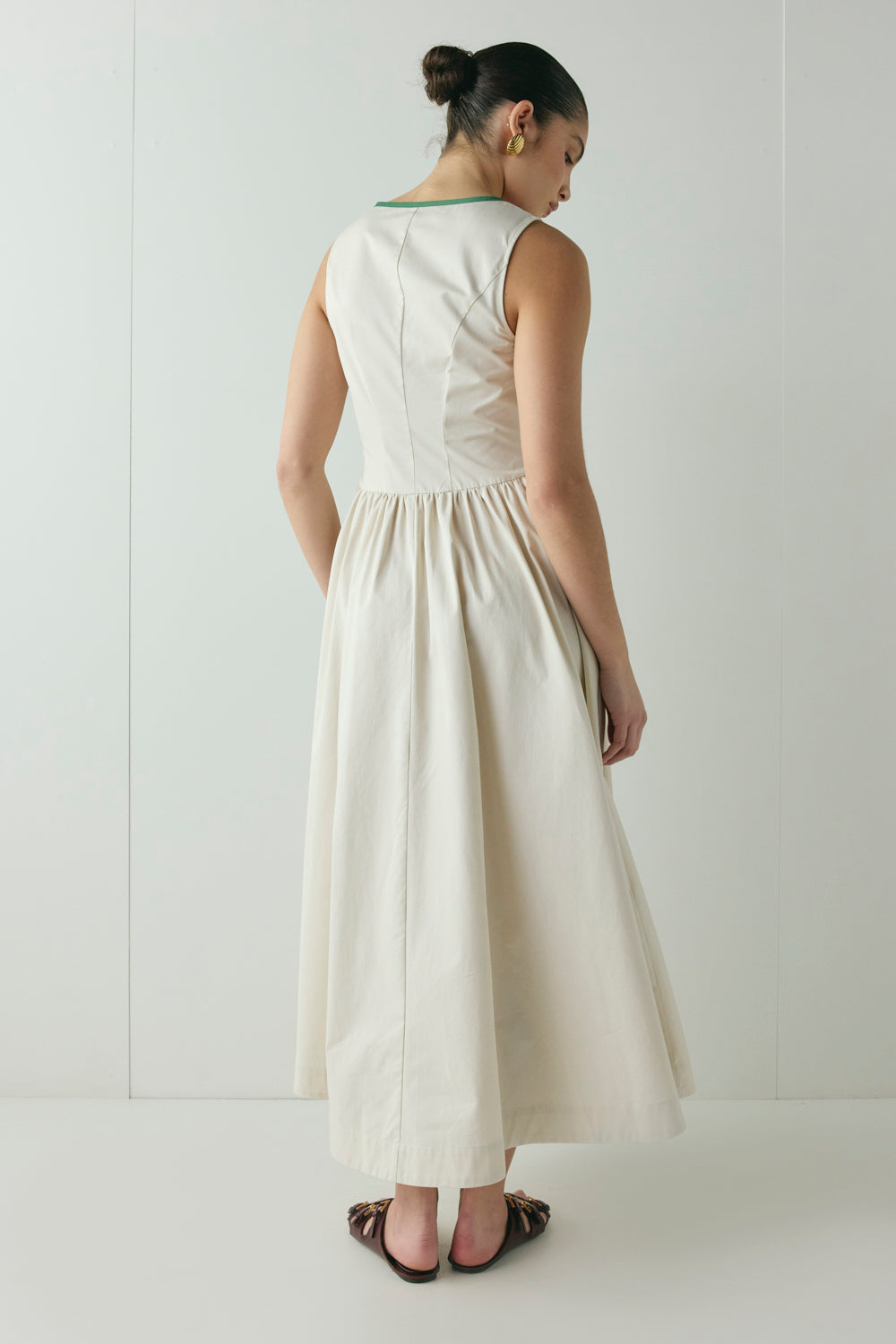 Reese Midi Dress Cream