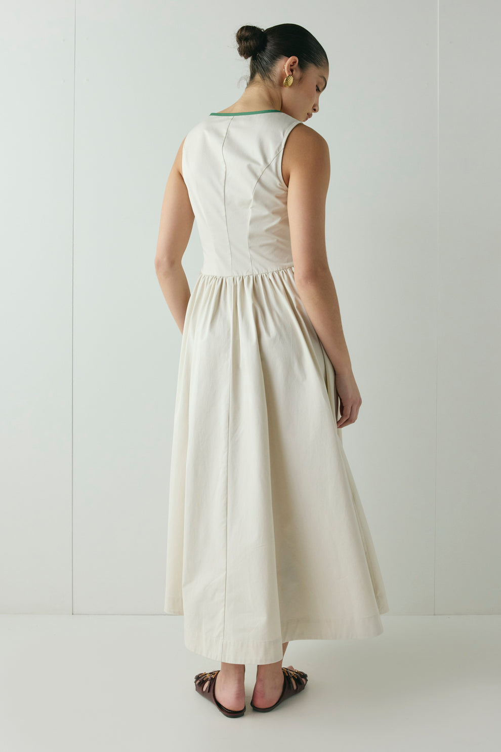 Reese Midi Dress Cream