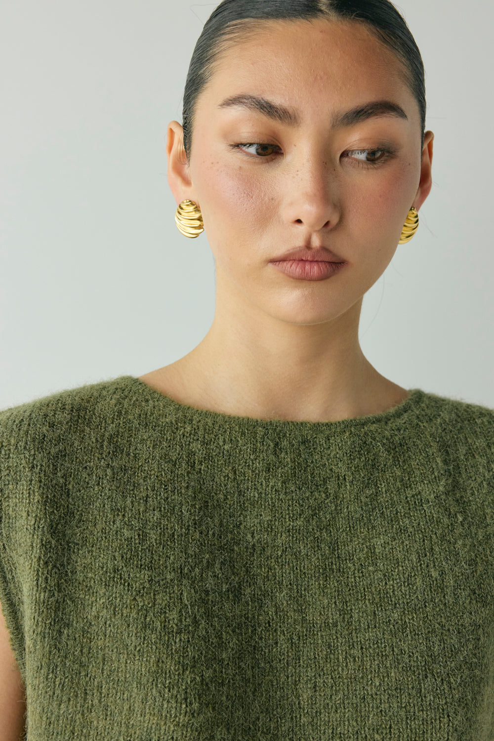 Greta Knit Top Olive