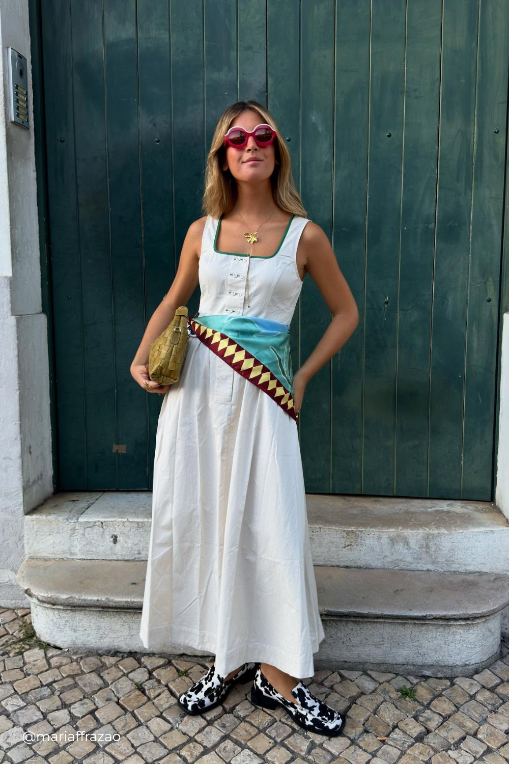 Reese Midi Dress Cream - size:Kiara:8