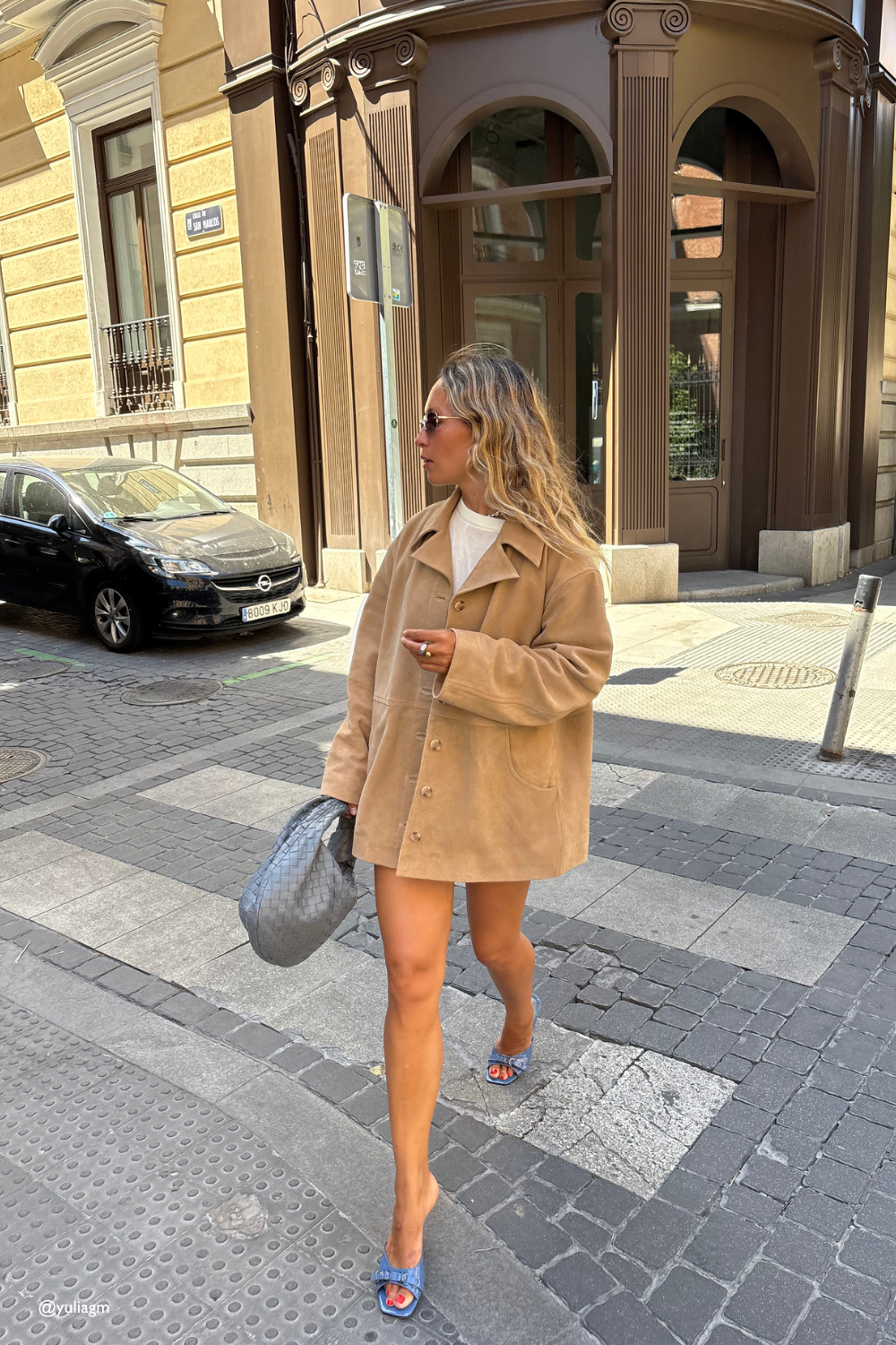 Preston Suede Jacket Camel