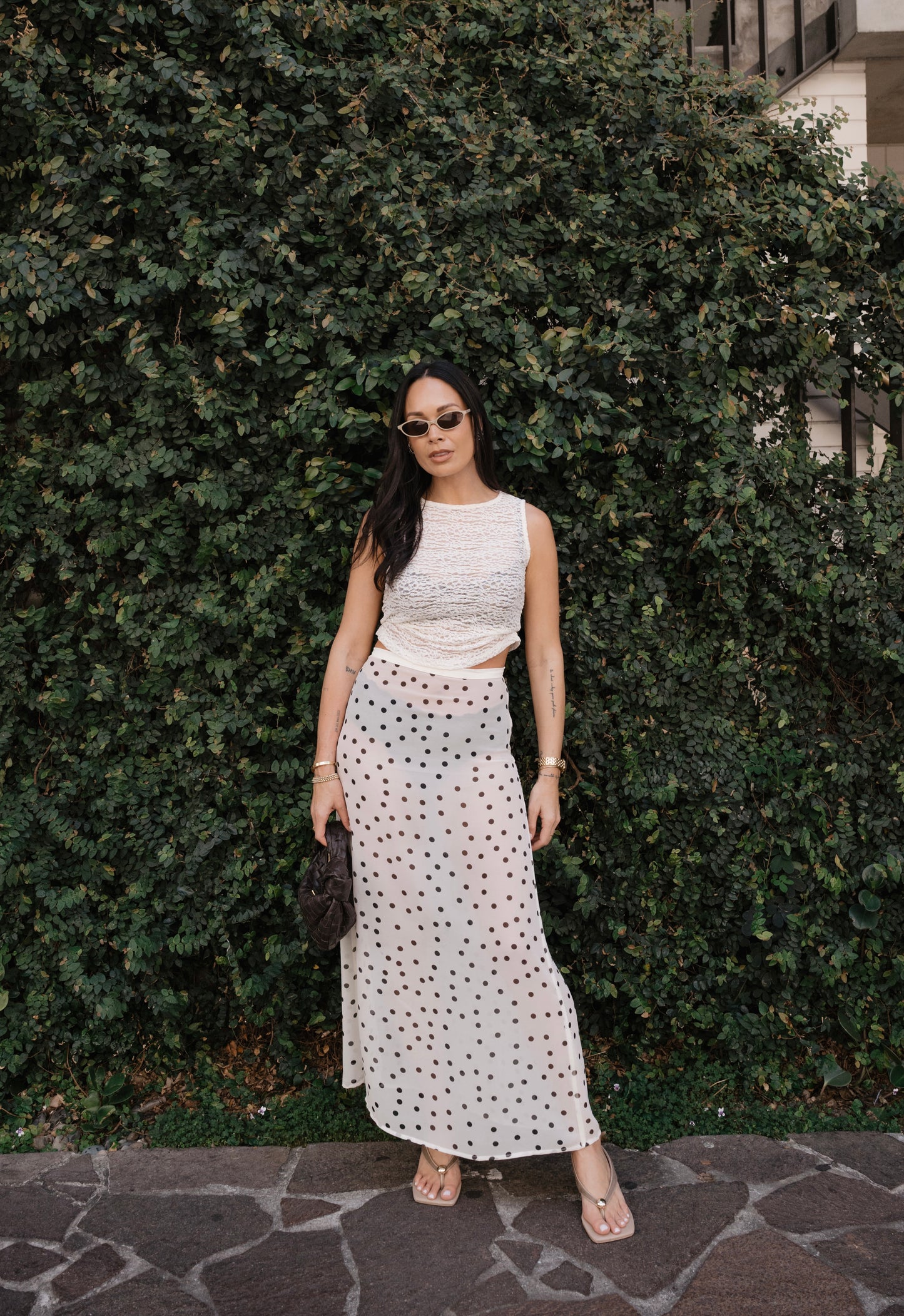 Alexis Lace Top Cream