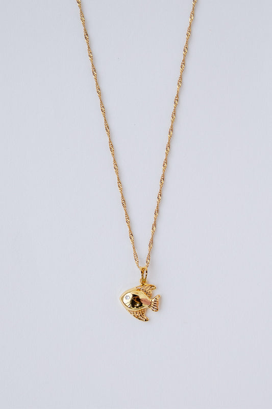 Your Own Way Necklace // Gold