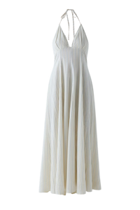 August Maxi Dress Cream Stripe