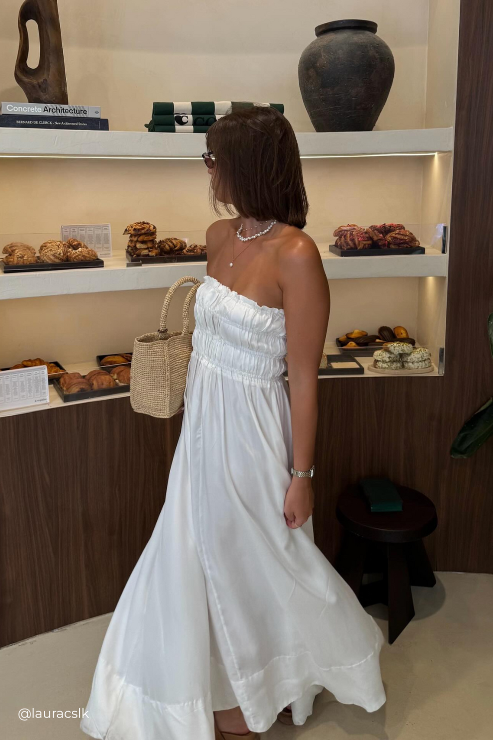 Eliana Maxi Dress White