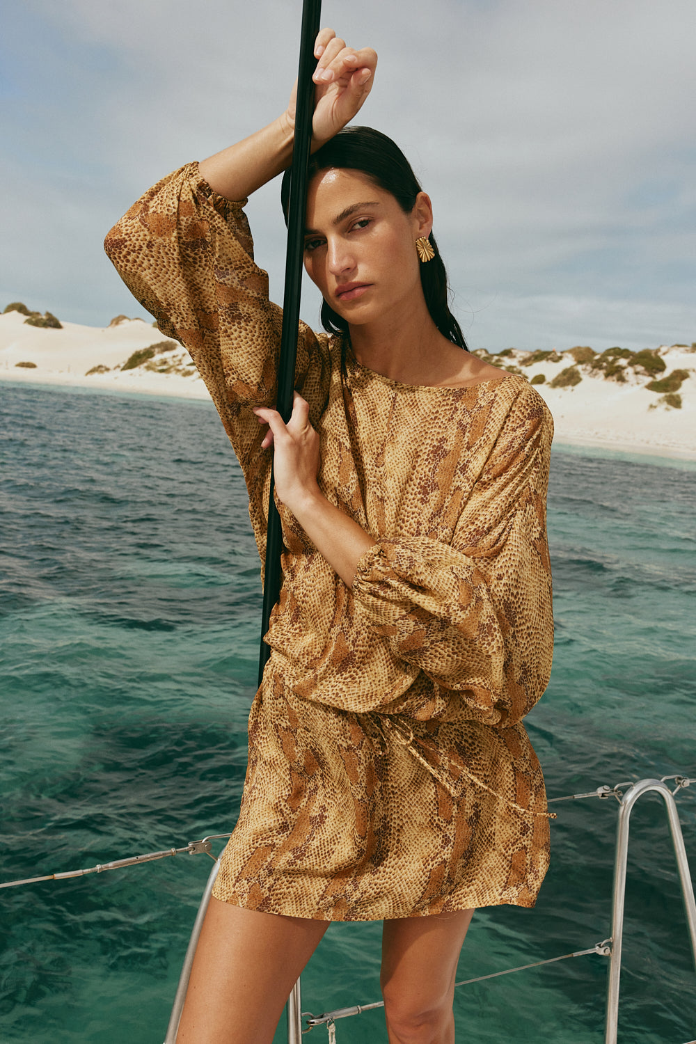 Orla Mini Dress Snake - size:Sophia:AU 8 / US 4