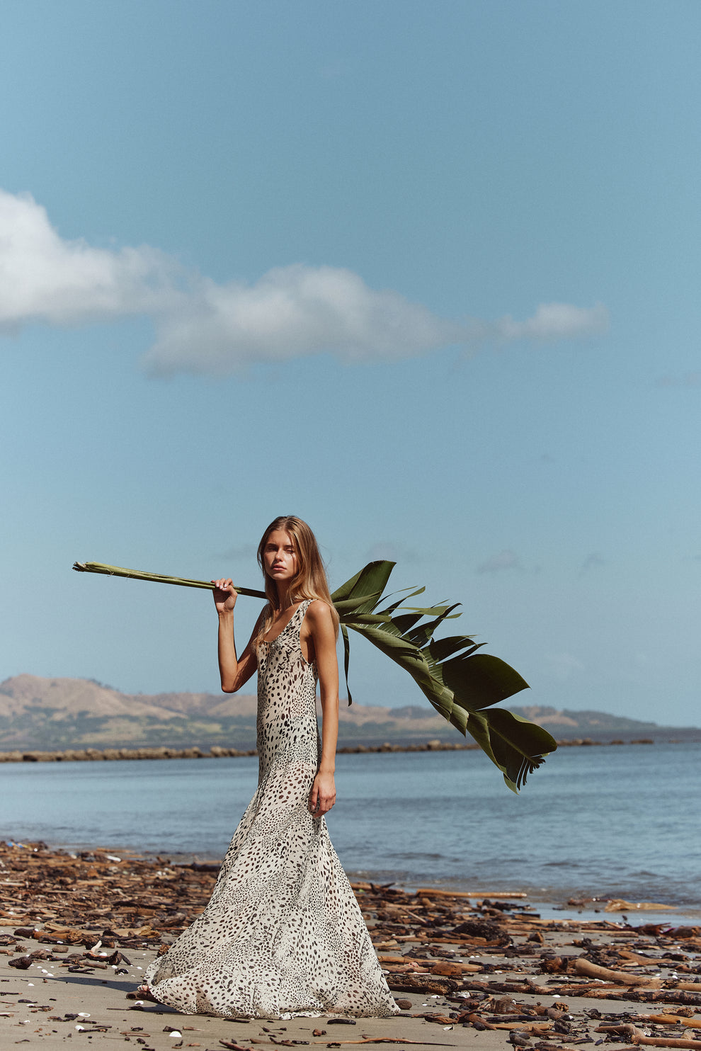 Harlow Sheer Maxi Dress Leopard - size:Greta:AU 6 / US 2