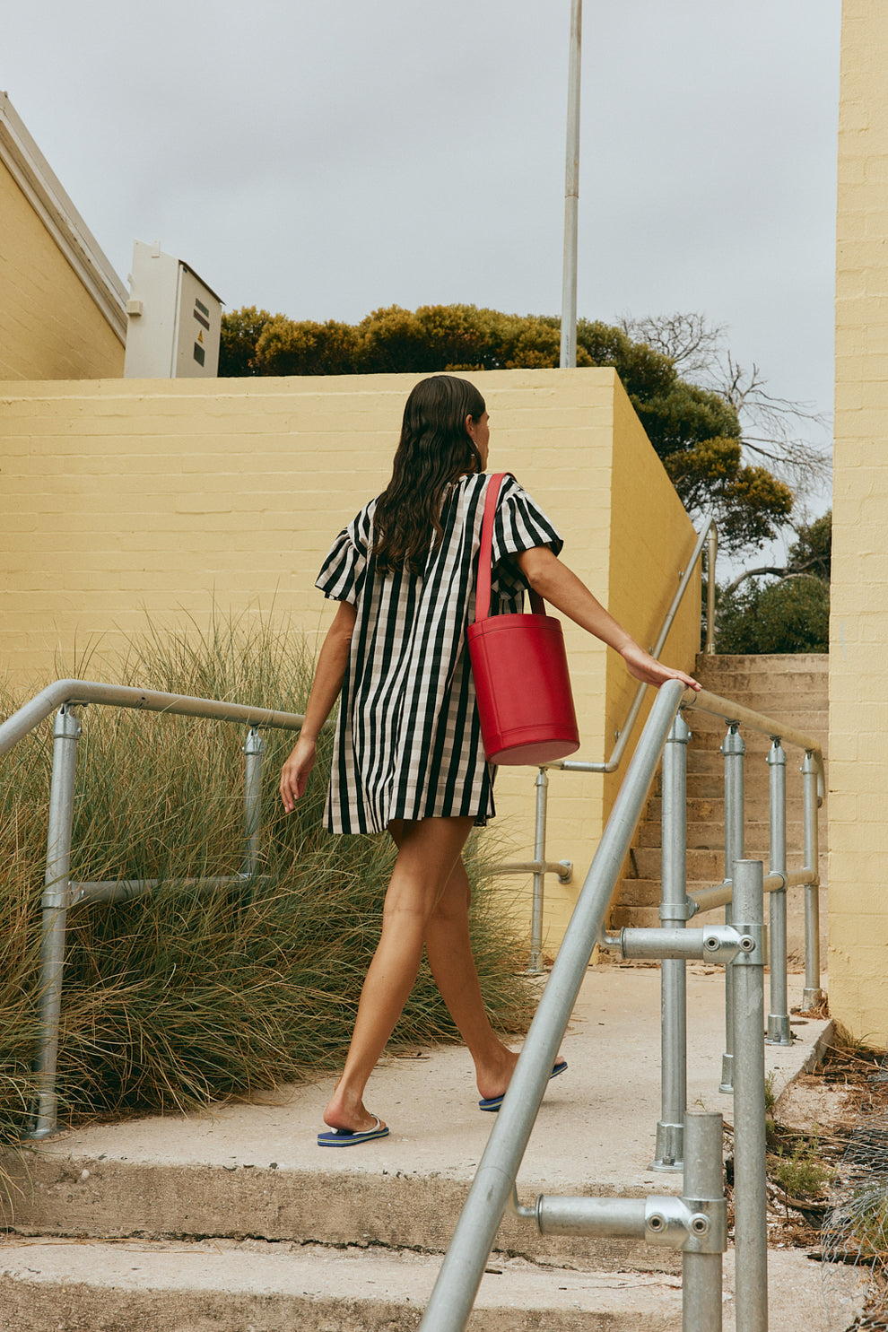 Quinn Mini Dress Black Check 