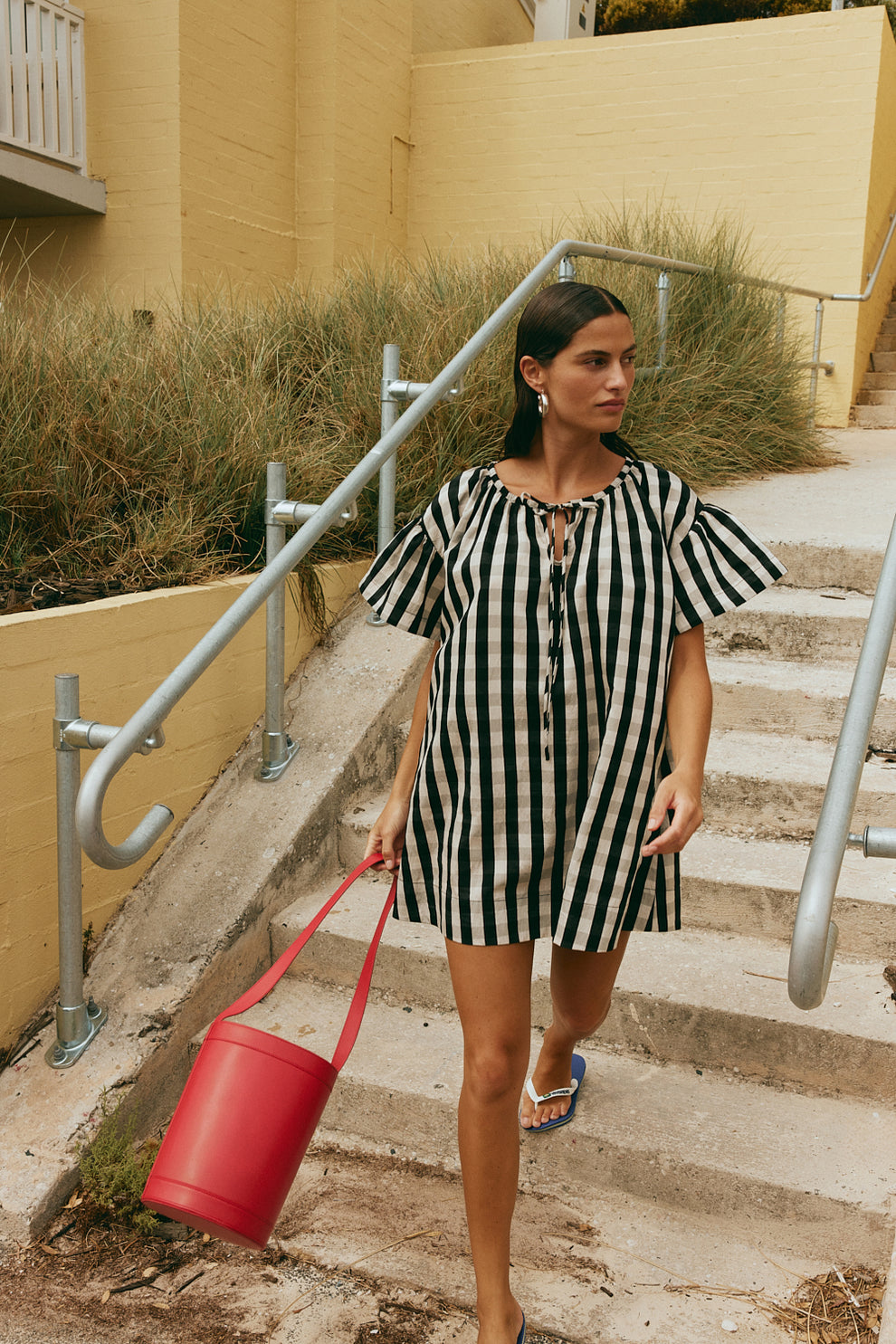 Quinn Mini Dress Black Check - size:Sophia:AU 8 / US 4