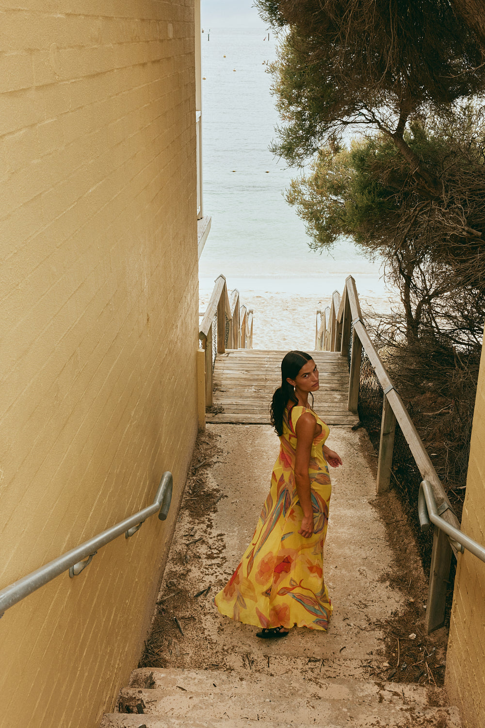Alora Sheer Maxi Dress Anais 