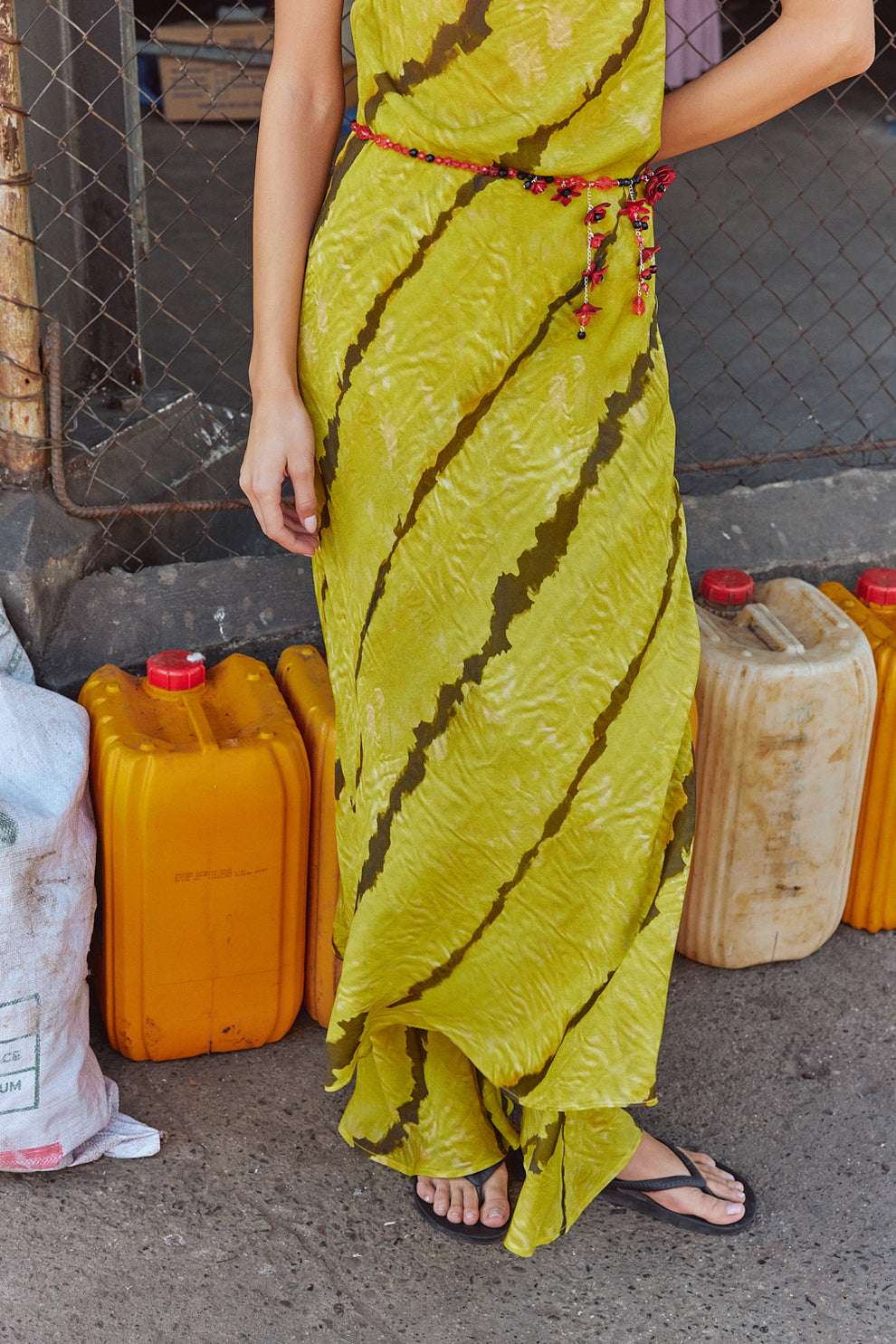 Remi Sheer Pants Citrus