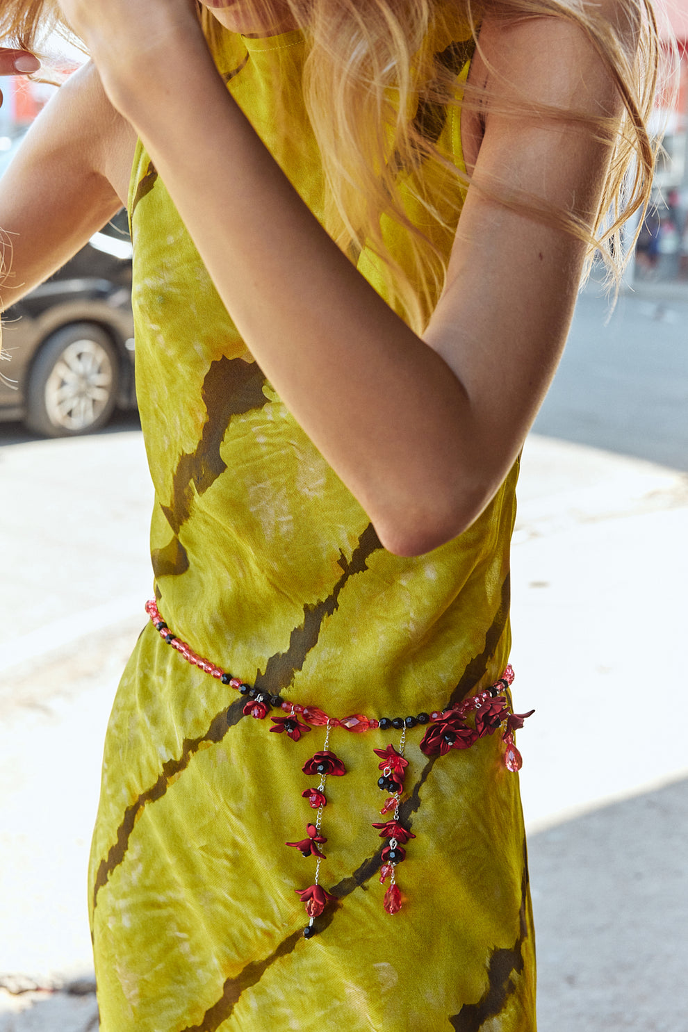 Francesca Sheer Maxi Dress Citrus
