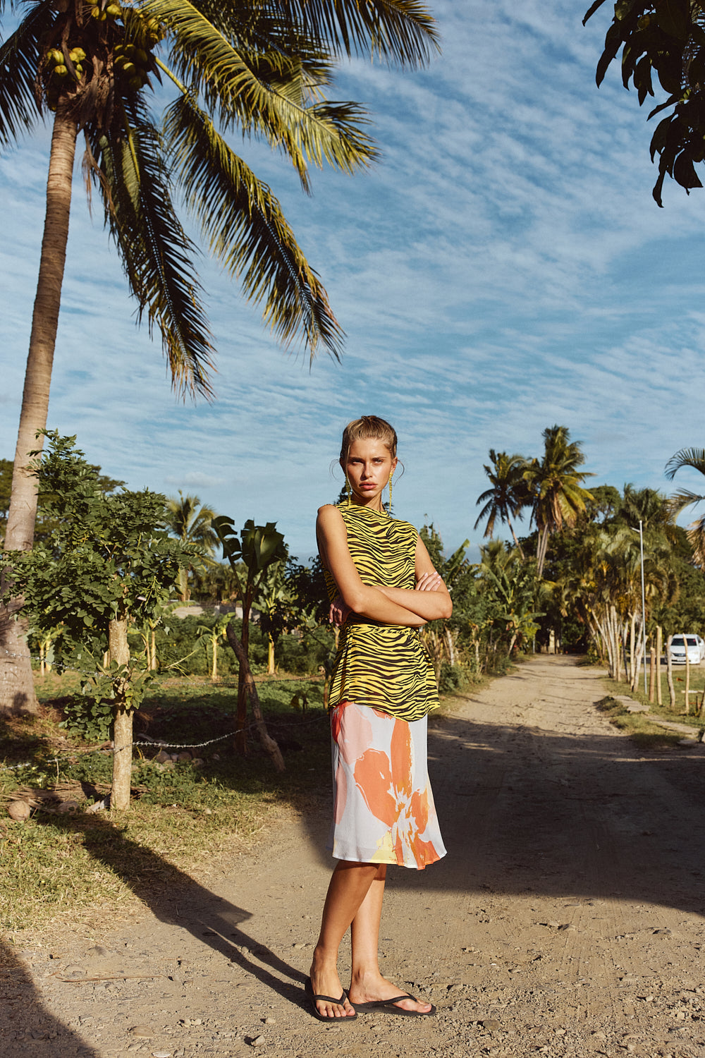 Marcia Midi Skirt Heat Wave - size:Greta:AU 6 / US 2