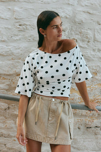 Tessa Top Polka Dot