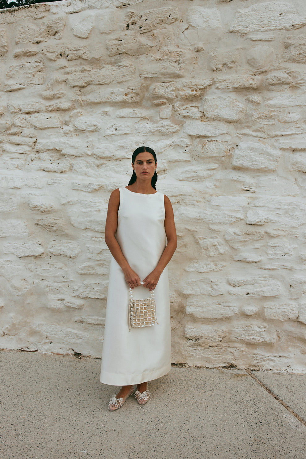 Fairfax Maxi Dress Cream 