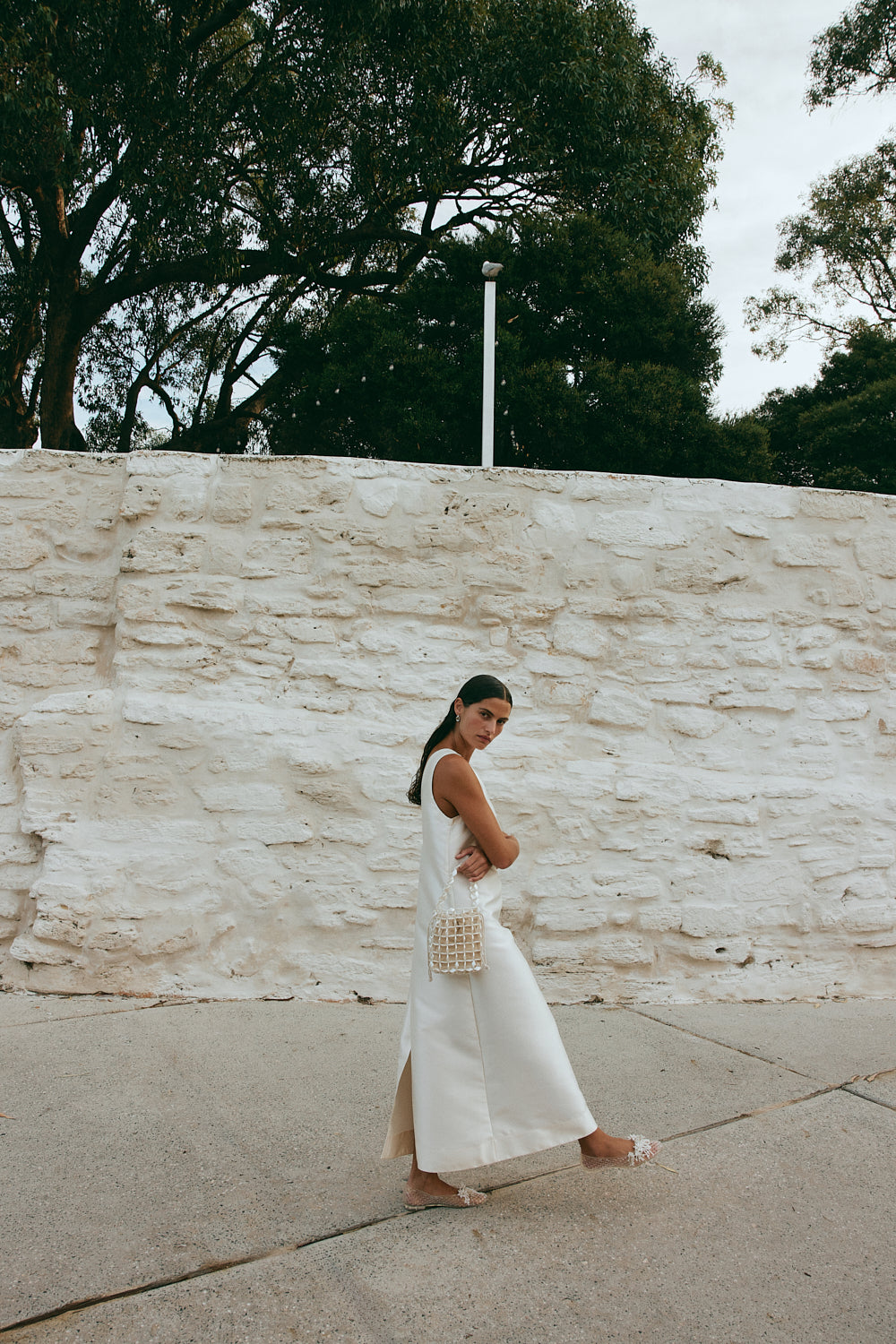 Fairfax Maxi Dress Cream 
