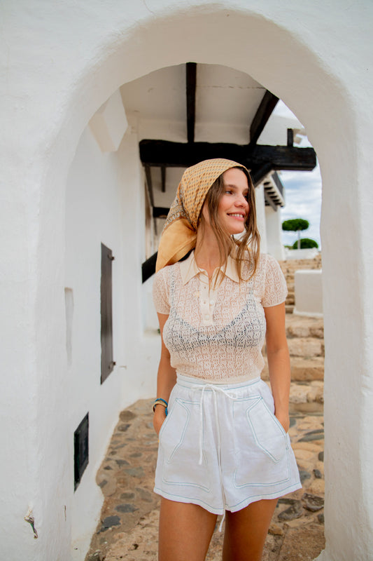 VRG GRL Kind Of Dream Knit Top // Nude