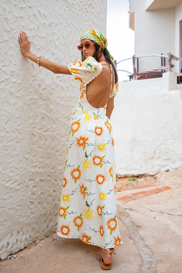 VRG GRL Paradiso Maxi Dress // Sunflower