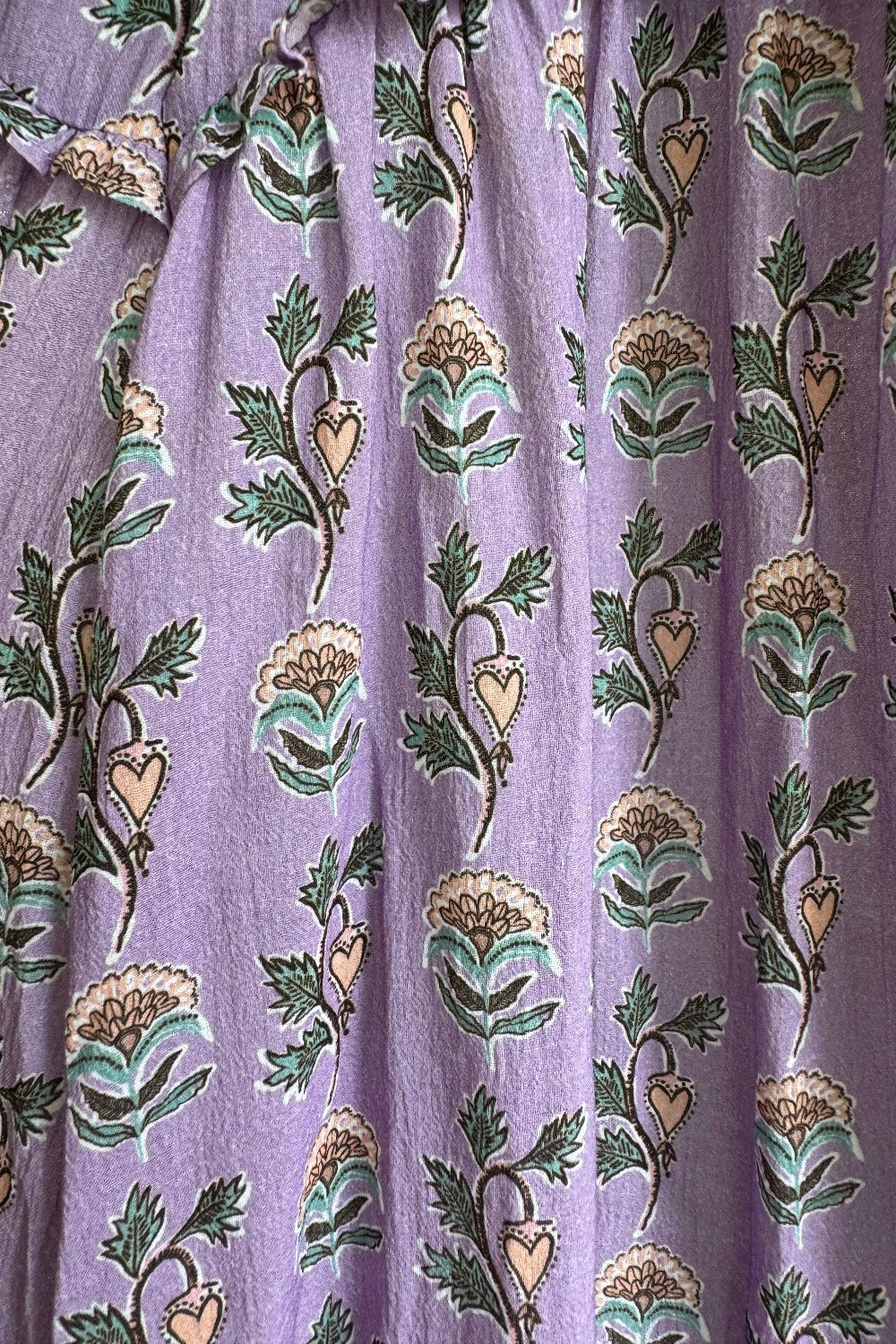 Yasminah Smock Midi Dress Lilac
