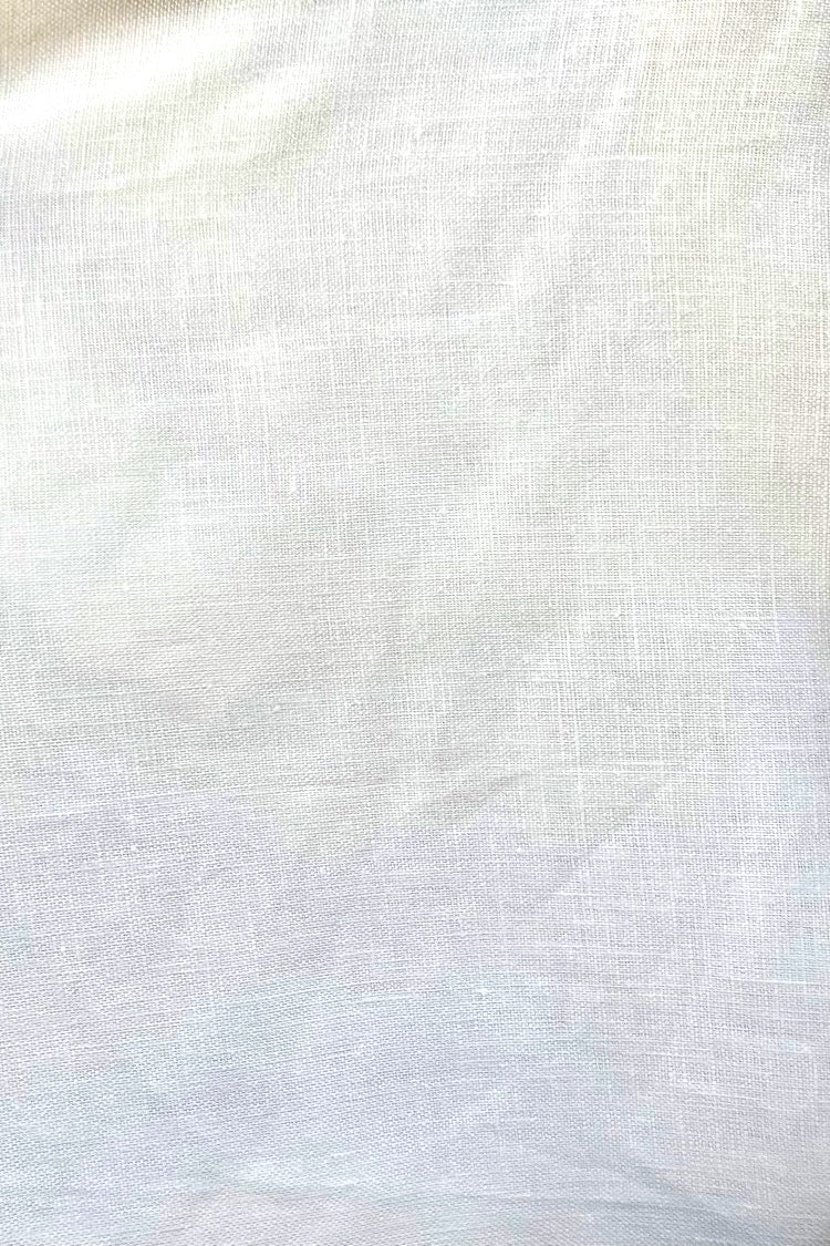 VRG GRL Camille Linen Mini Dress // White
