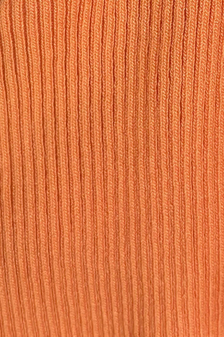 VRG GRL Sun-drenched Knit Top // Orange