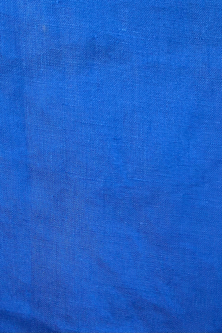 VRG GRL Sea Glass Linen Wrap Top // Blue