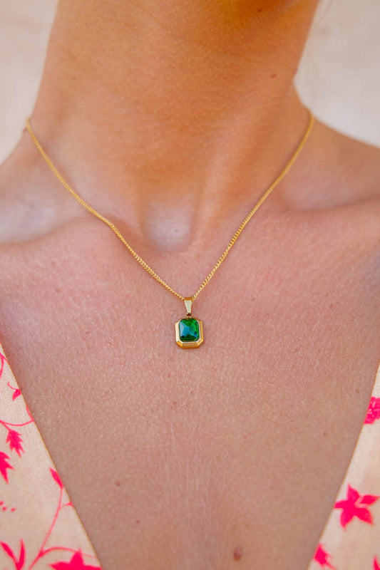 Glorietta Necklace // Green