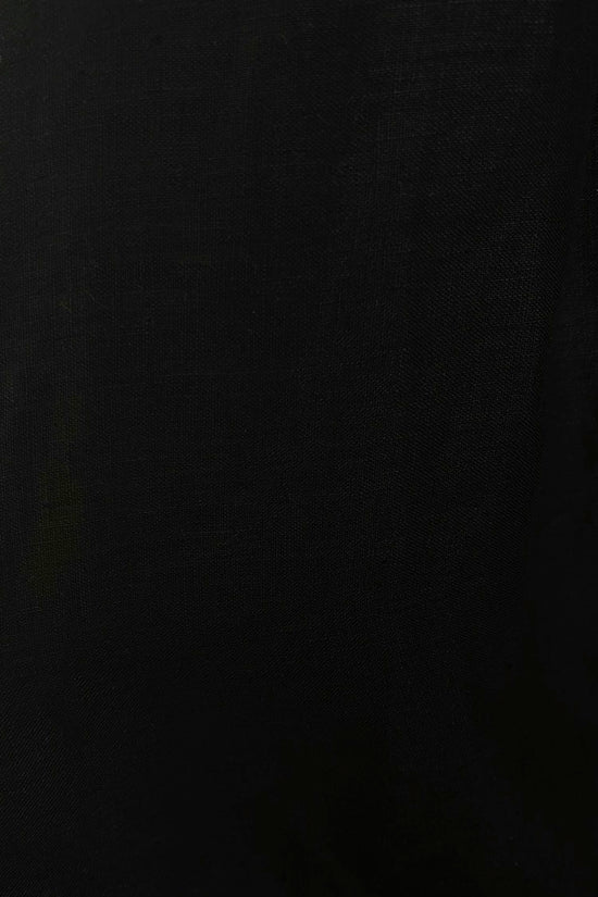 Paradiso Linen Midi Dress Black – VRG GRL