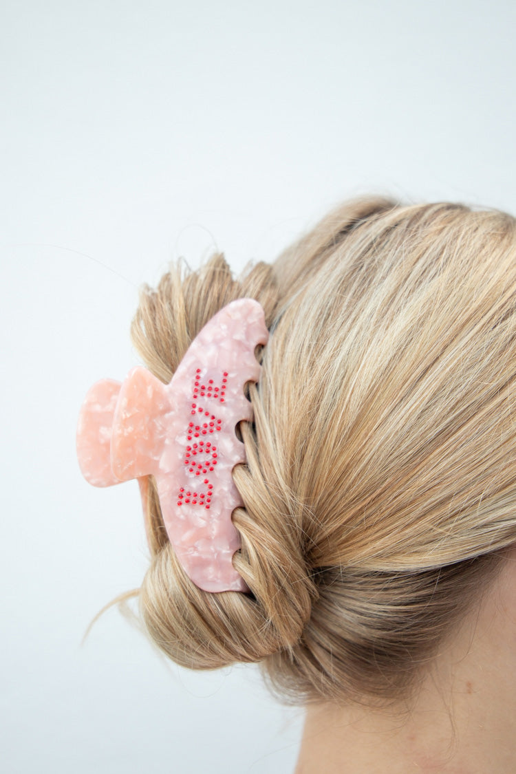 Bella Hair Clip // Pink