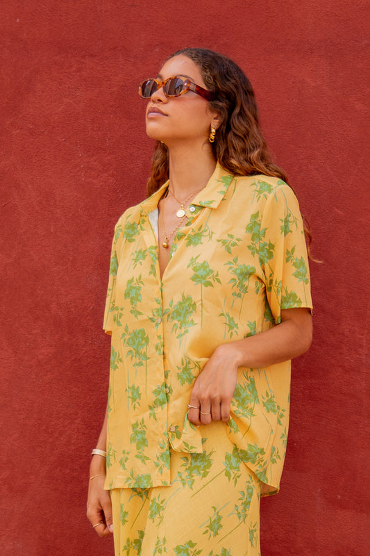 VRG GRL Heat Wave Button Up Shirt // Bohemia