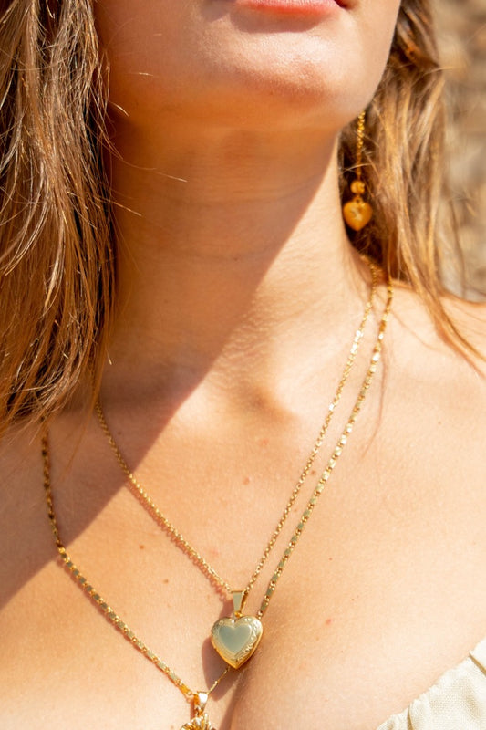Athena In Love Necklace // Gold