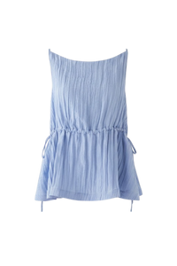 Indi Top Crinkle Blue