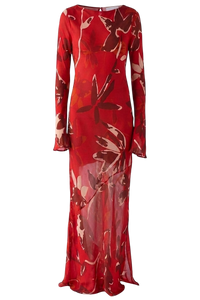 Luka Sheer Maxi Dress Deep End