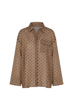Vale Sheer Shirt Ecru – VRG GRL