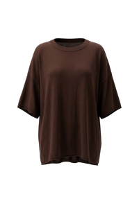 Willow Knit Tee Chocolate
