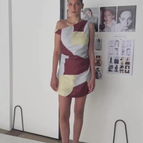 Milly Linen Mini Dress Muna