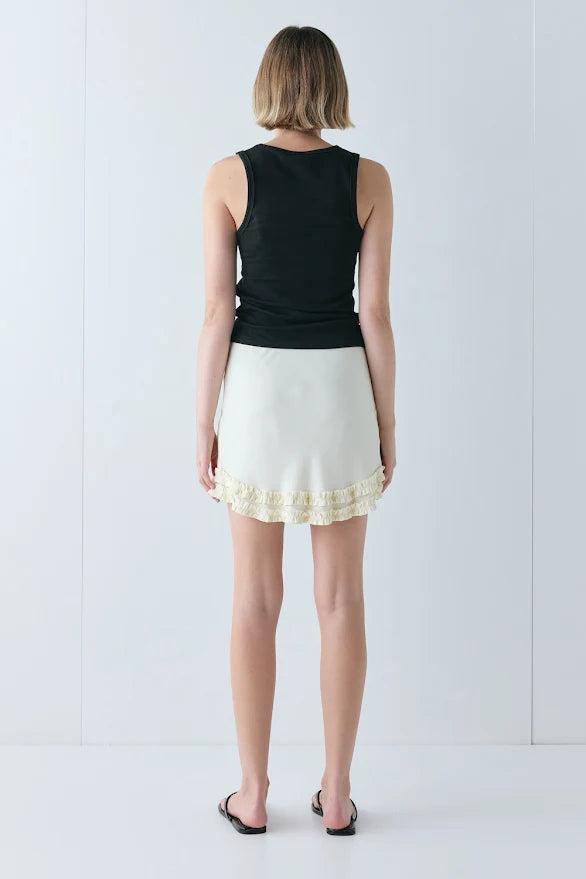 Penelope Mini Skirt Cream
