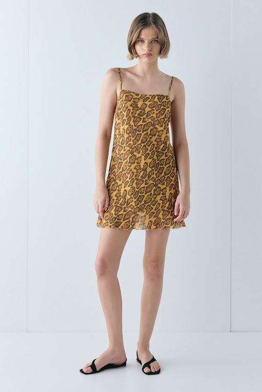 Vera Mini Dress Leopard