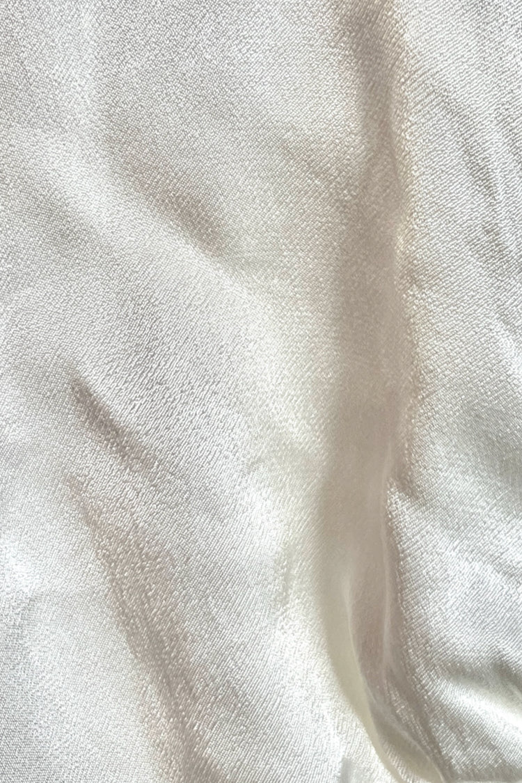 VRG GRL Vintage Lover Bias Cut Mini Skirt // White